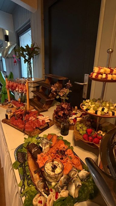Catering-Buffet vom Restaurant Schmiedehafen