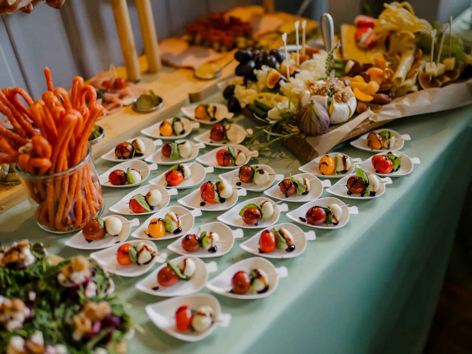 Vorspeisen am Buffet